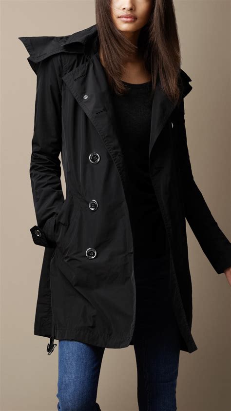 Burberry hooded jacket women's